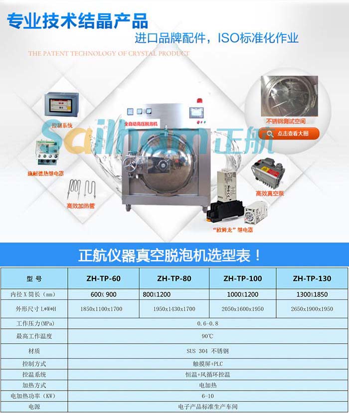 小型真空脱泡机